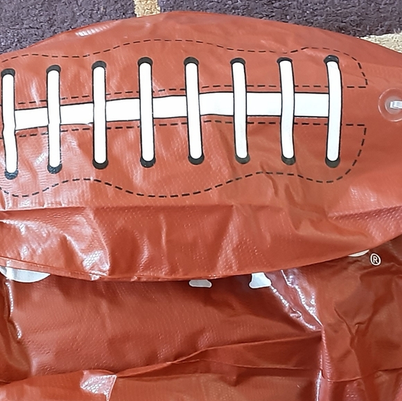 ADVERTISING SNAPPLE DRINKS HEAVY DUTY VINYL LARGE BLOWUP HANGING FOOTBALL NEW - Picture 4 of 5